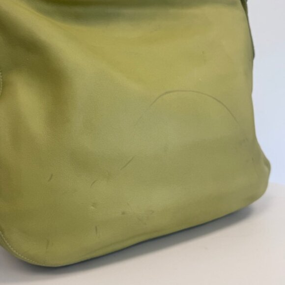 vintage coach bag #4161 green color leather bag - Picture 6 of 11